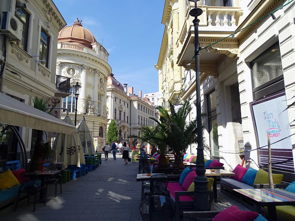Bukarest belvárosa